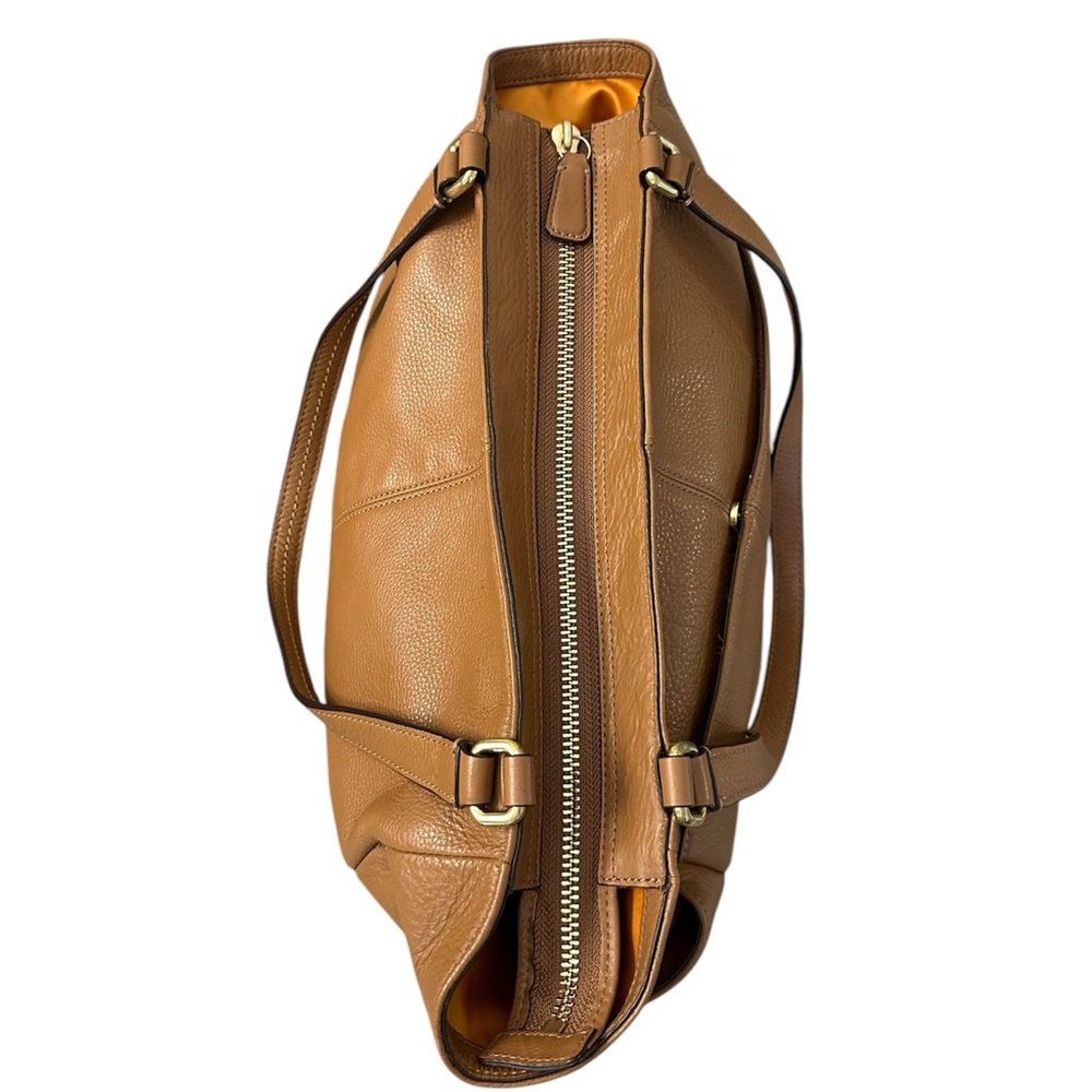 Coach Brown Leather Tote Bag - Picture 5 of 6